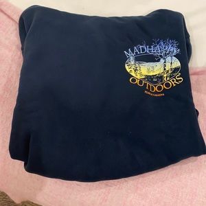 Madhappy outdoors navy / midnight sweatshirt hoodie